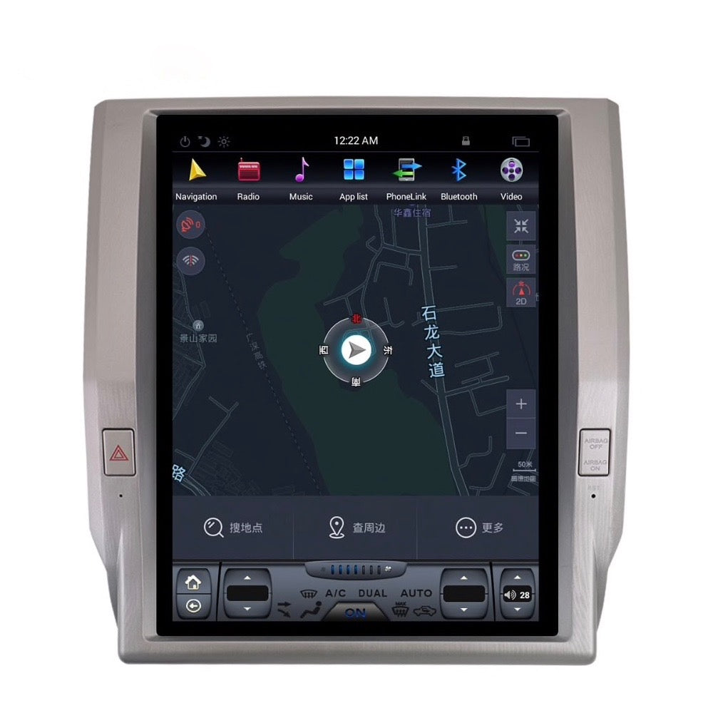 Toyota Tundra 2014 - 2020 12.1" Vertical Screen Android Radio Tesla St