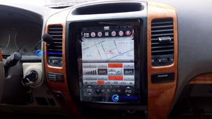[Open Box] Lexus GX 470 2002 - 2009 10.4" Vertical Screen Android Radio with Aluminum Alloy Bezel Tesla Style