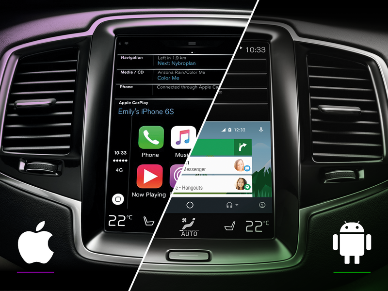 Tesla Style CarPlay/Android Auto Module - Rhino Radios