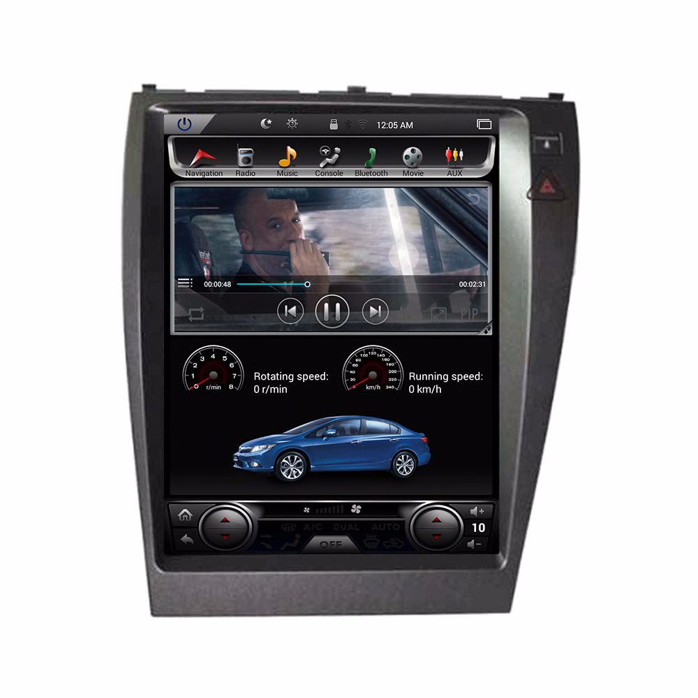 Tesla Style Lexus ES240 ES350 2006-2012 12.1" Vertical Screen Android Radio - Rhino Radios