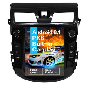 Nissan Altima 2013 - 2015 10.4" Vertical Screen Android Radio Tesla Style