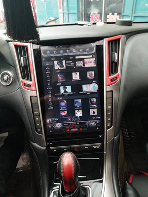 Infiniti Q50 Q50L Q60 12.1" Vertical Screen Android Radio Tesla Style