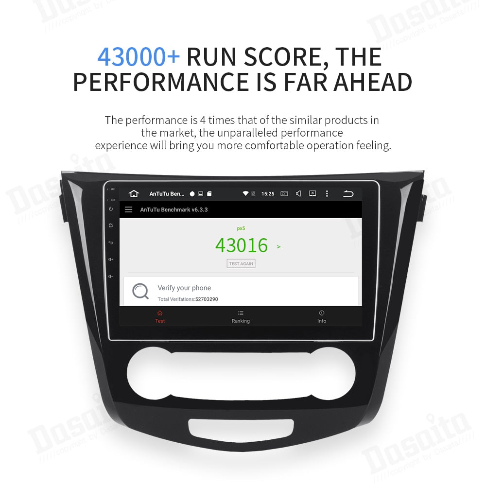 10.2" Android 8.0 Car GPS Radio Player for Nissan Qashqai Nissan Rogue Multimedia 2014 2015 with Octa Core 4GB+32GB Auto Stereo
