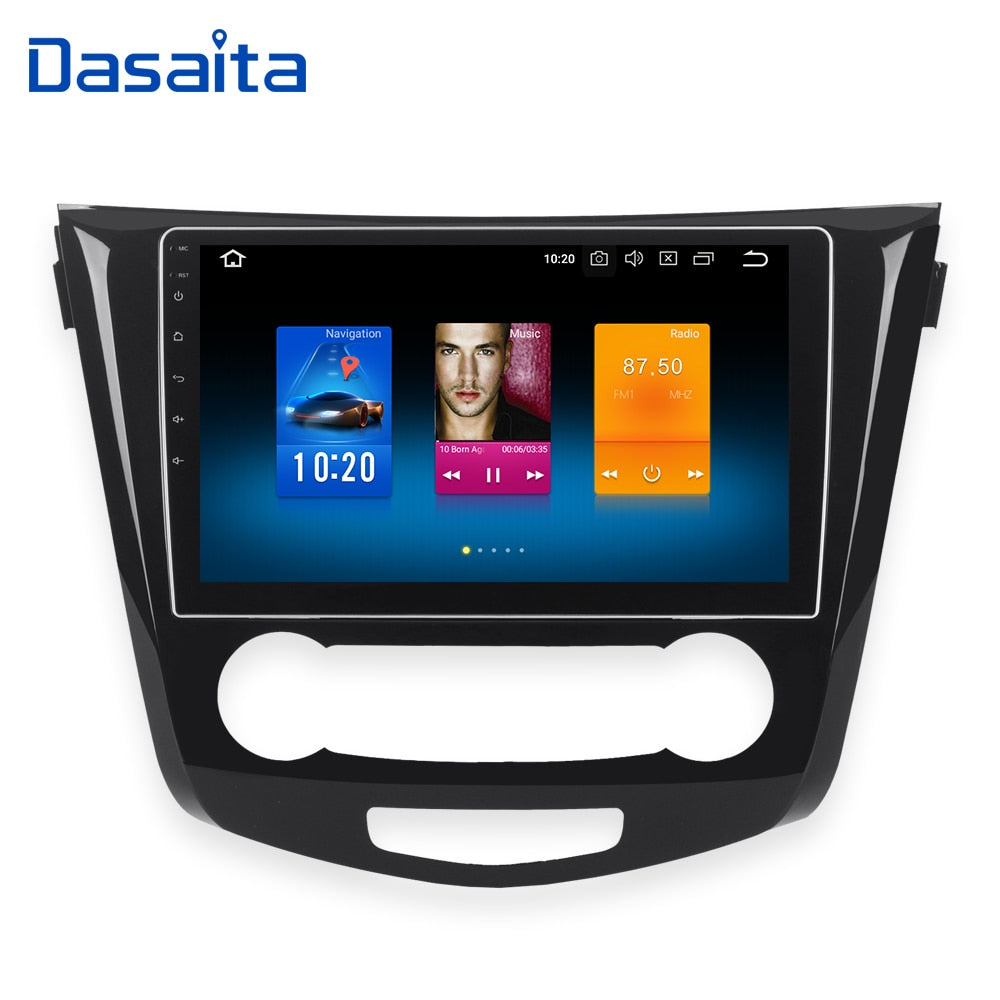 10.2" Android 8.0 Car GPS Radio Player for Nissan Qashqai Nissan Rogue Multimedia 2014 2015 with Octa Core 4GB+32GB Auto Stereo